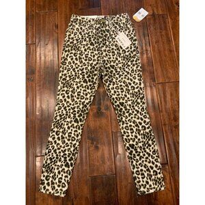 Frame Brown Leopard Print "Ali High Rise Cigarette" Skinny Jeans, Size 26, NWT!